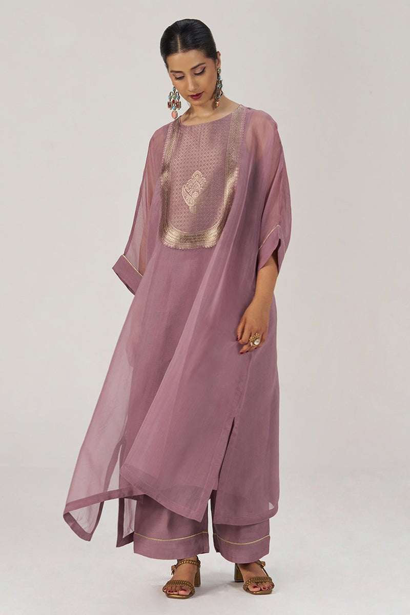 Deep Orchid Haze Festive Co-ord Set