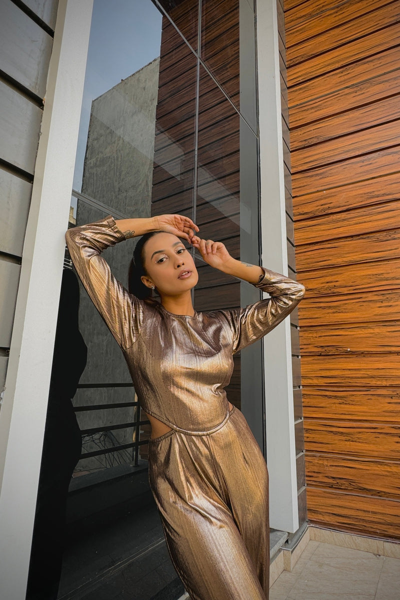 Golden Goddess Jumpsuit