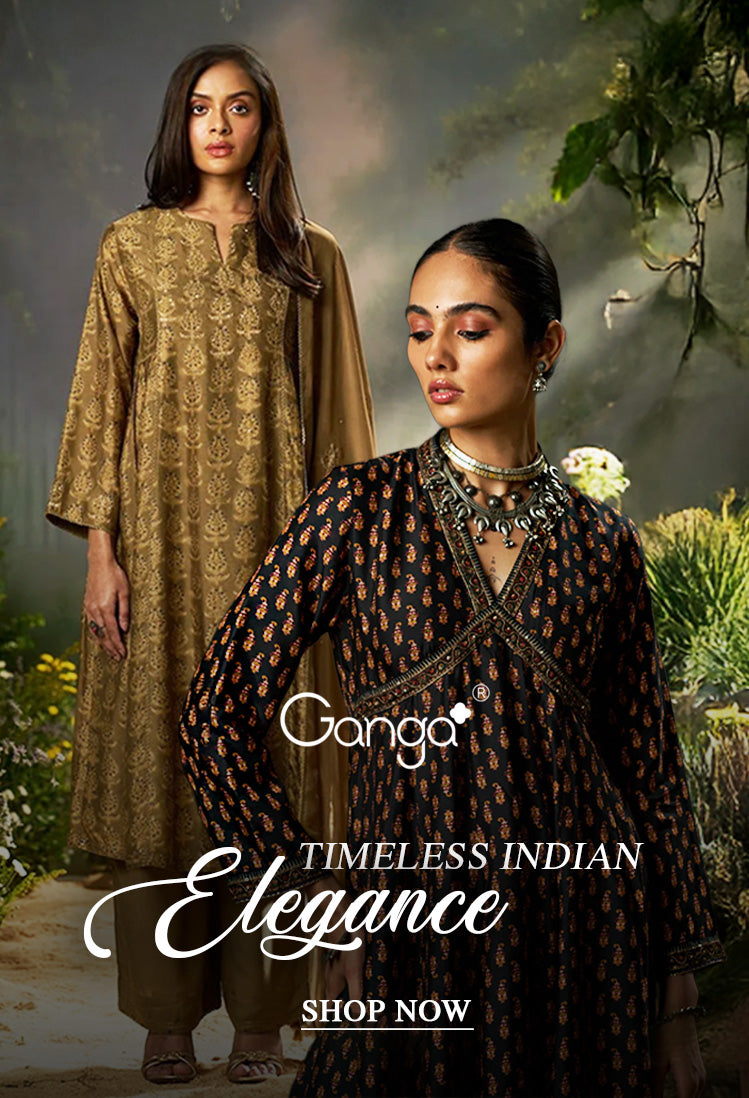 home page ganga timeless indian elegance mobile banner