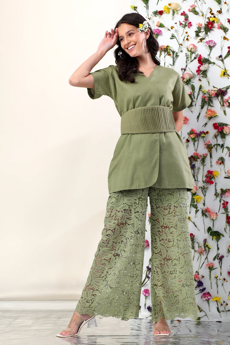 Olive Blossom Coord Set