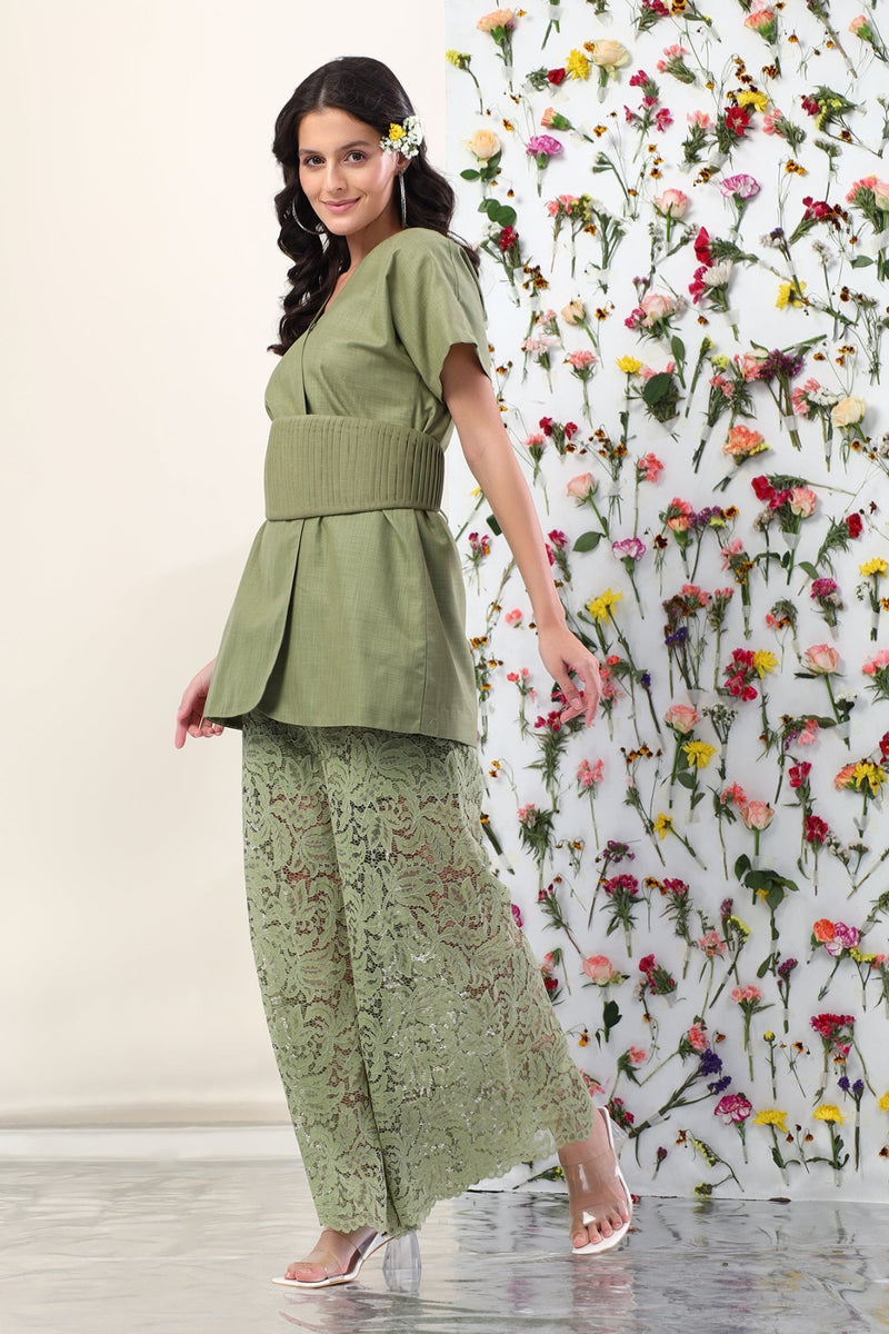 Olive Blossom Coord Set