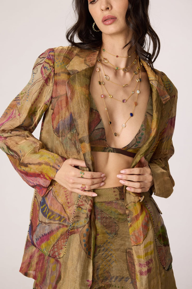 Micah Blazer, Arleth Bralette & Revah Skirt
