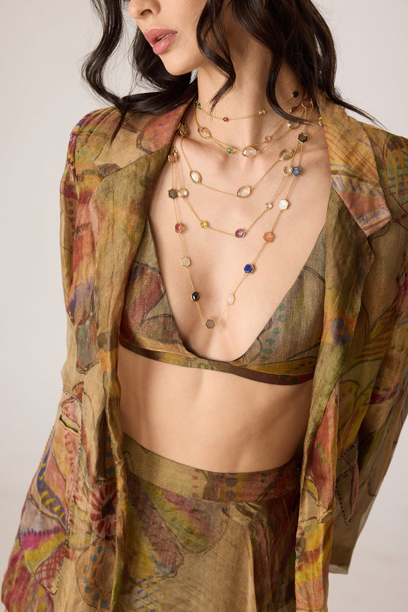 Micah Blazer, Arleth Bralette & Revah Skirt