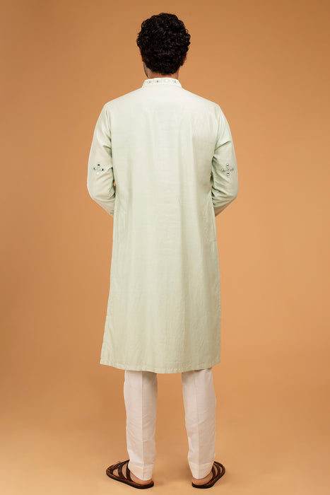 Mint Green Mirror Kurta