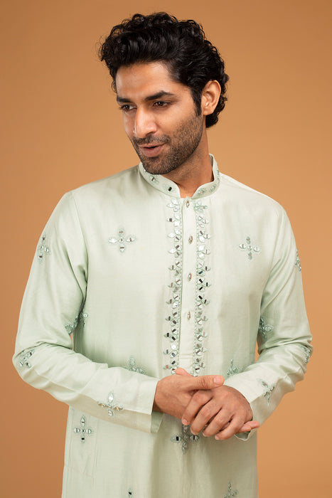 Mint Green Mirror Kurta