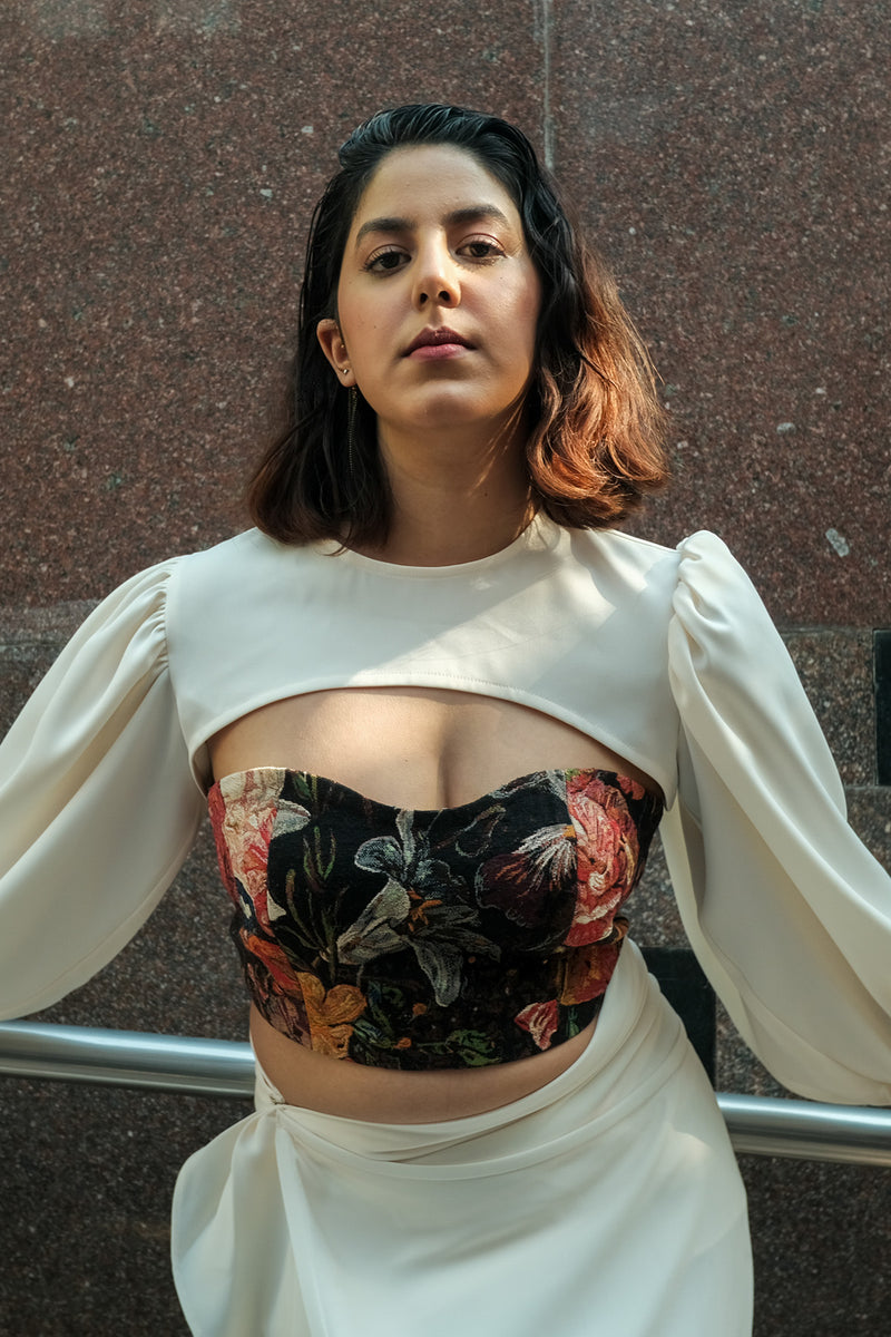 Jacquard Bustier