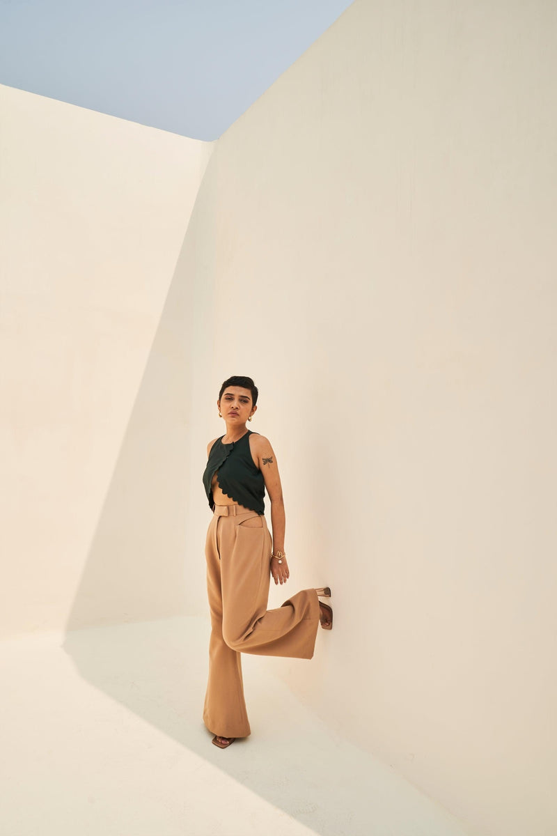 Pappillion Crepe Top