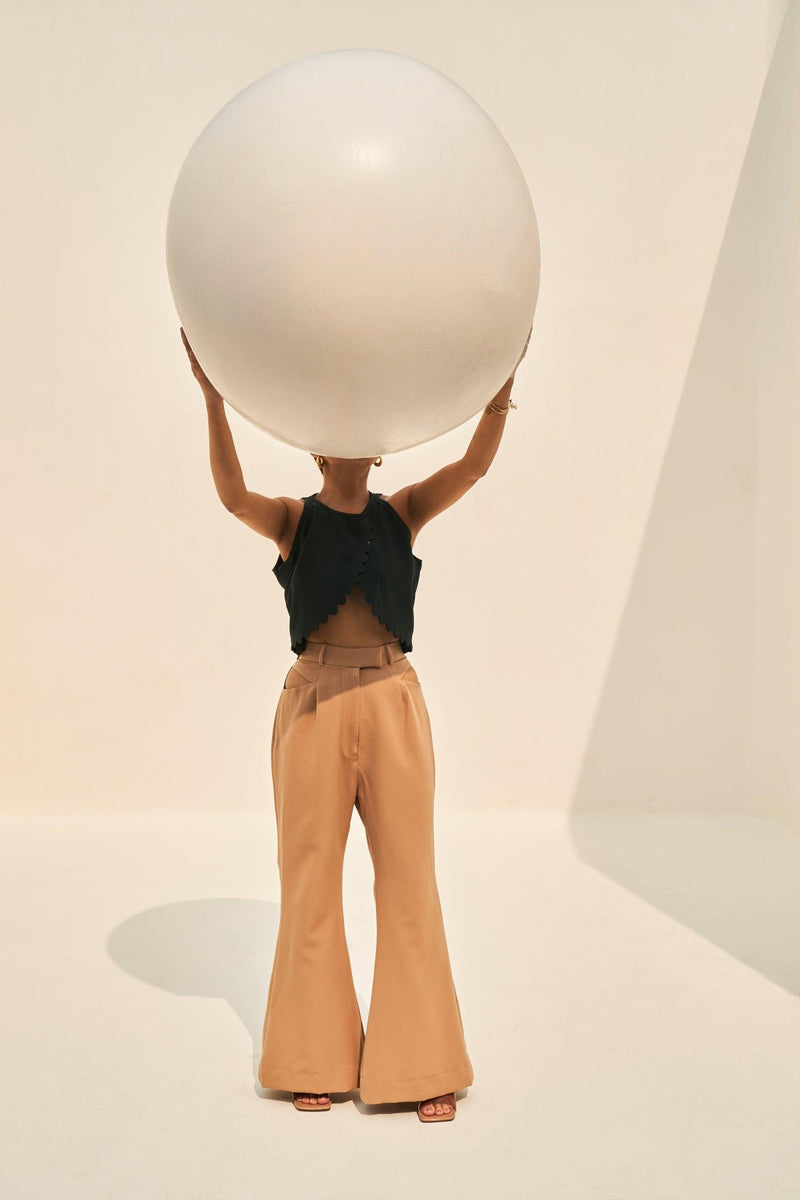 Pappillion Crepe Top
