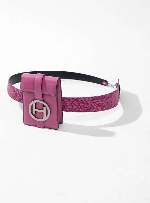 DOPAMINE MESSENGER BAG IN PERSIAN PINK