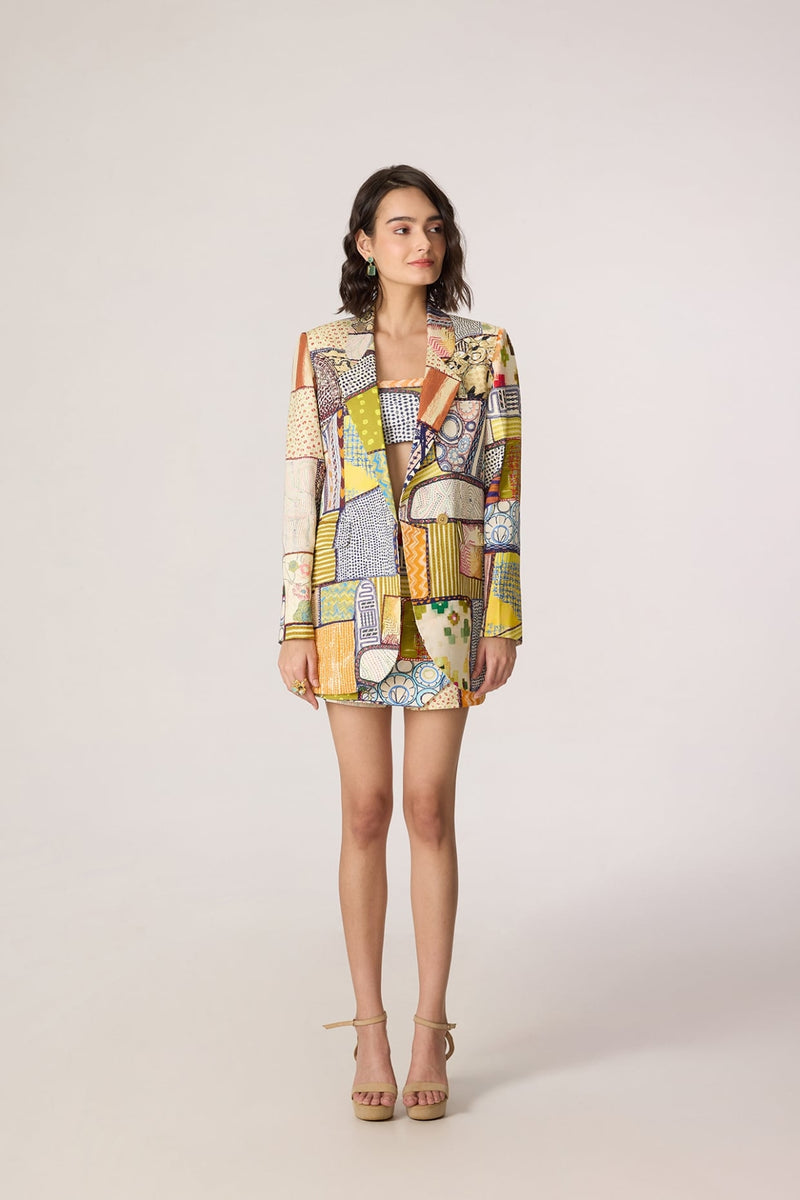 Rebekkah Blazer, Juniper Bustier & Cinnora Skort