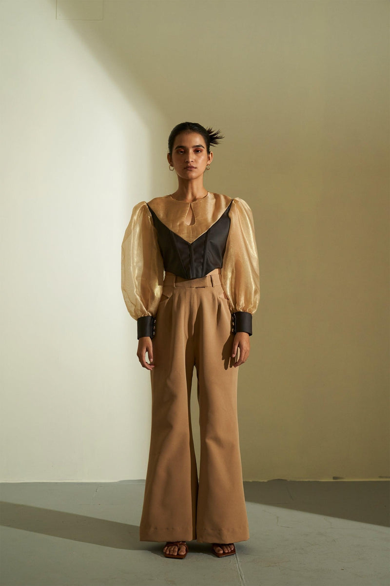 Rogan PU Leather Top