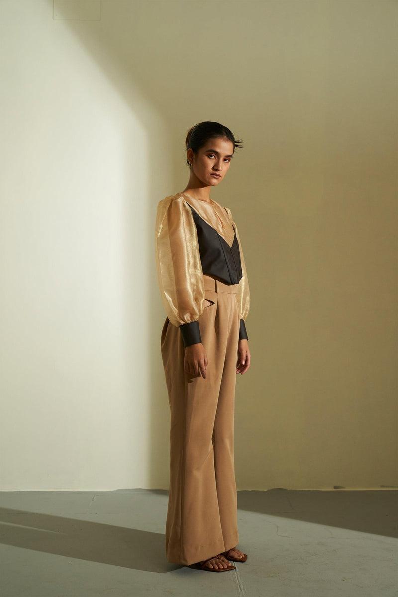 Rogan PU Leather Top
