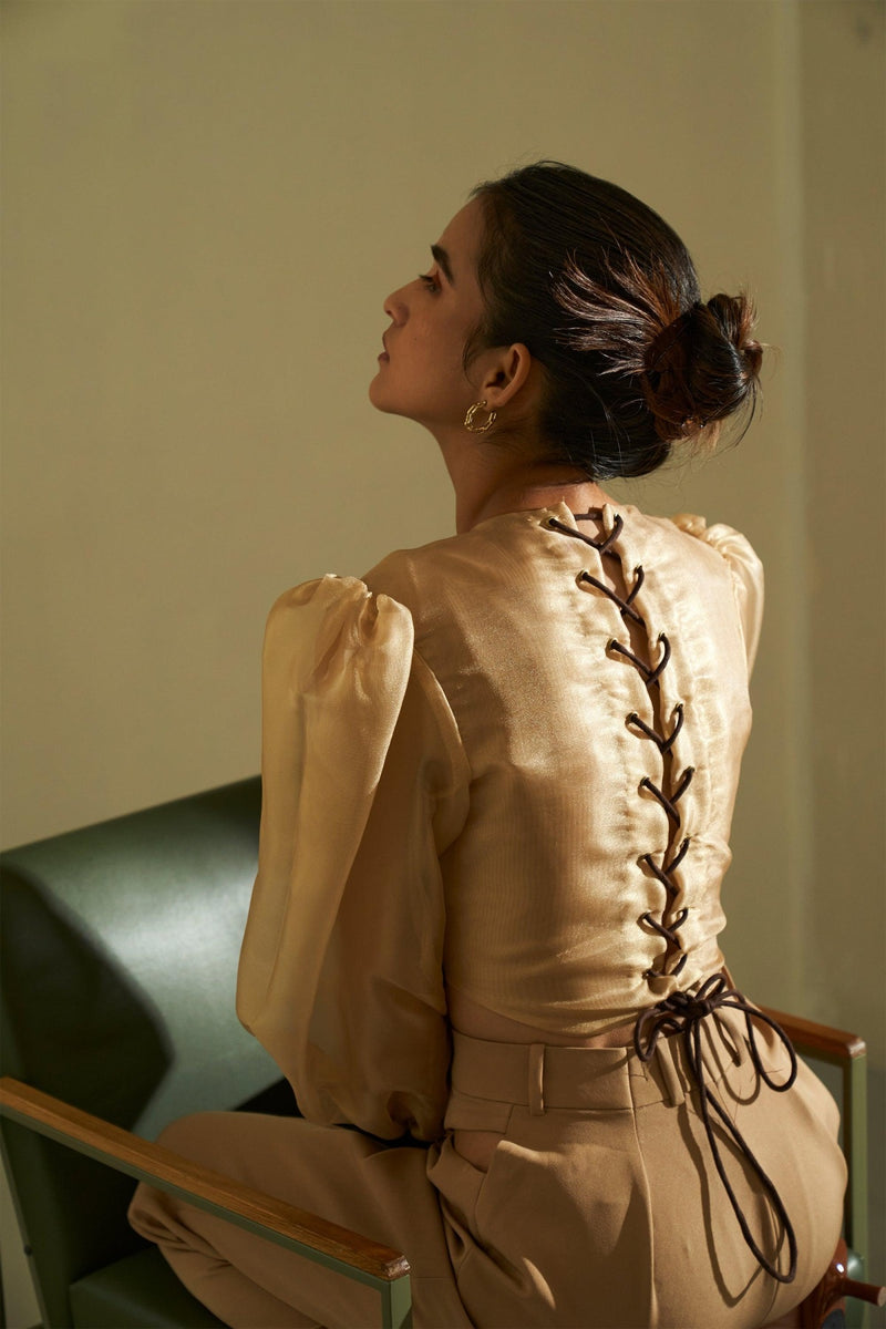 Rogan PU Leather Top