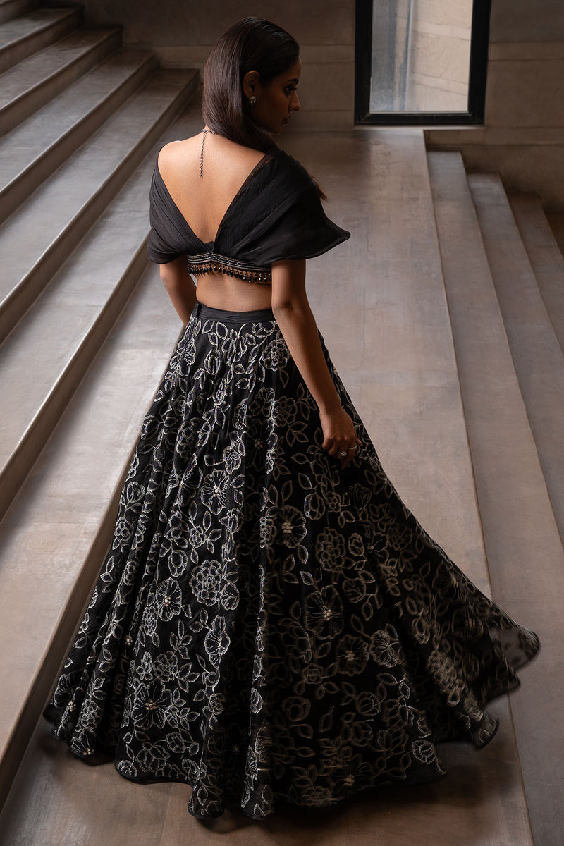Coal Jaal Lehenga Set