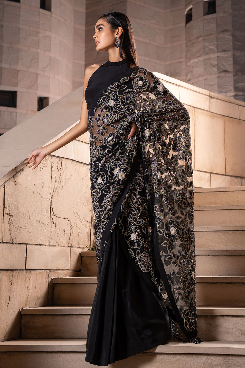 Coal Jaal Saree Set
