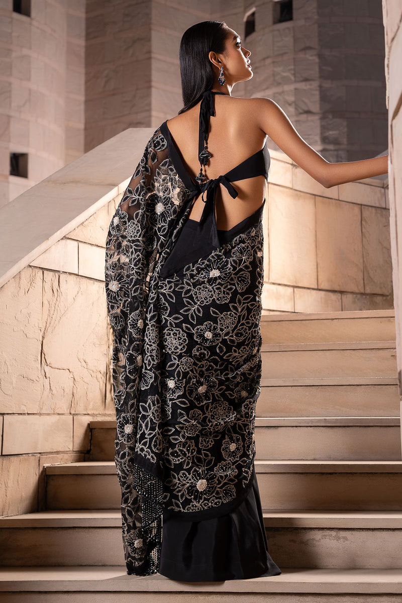 Coal Jaal Saree Set