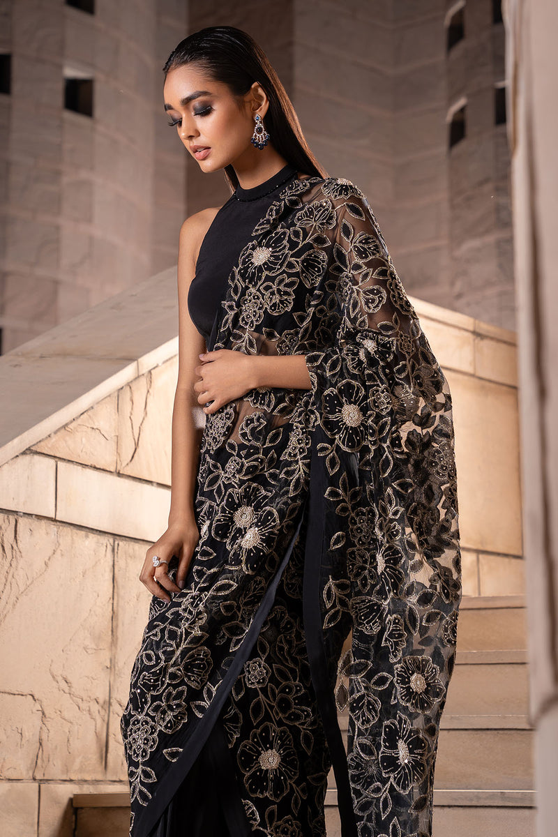 Coal Jaal Saree Set