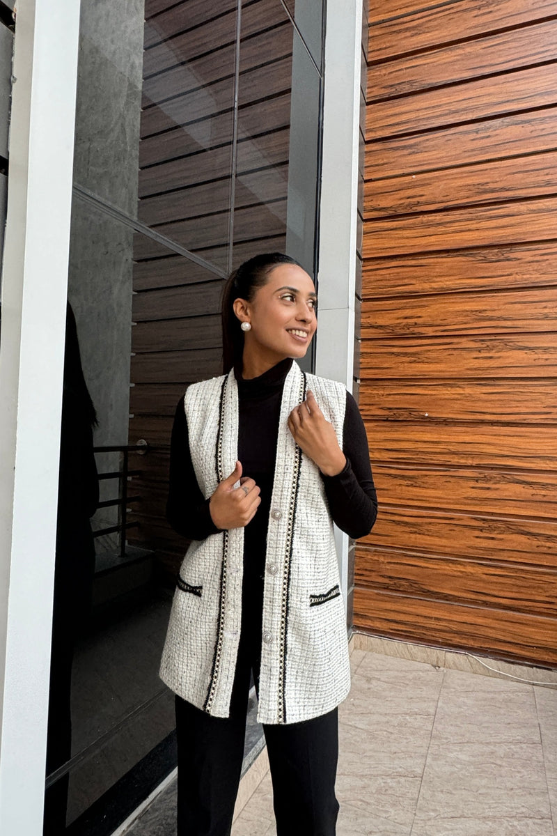 Aila Tweed Long Jacket