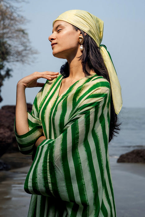 Angela Stripe Kaftan