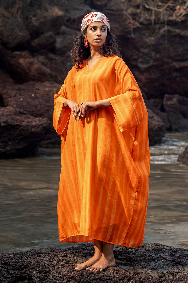 Angela Stripe Kaftan