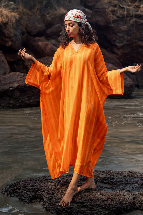 Angela Stripe Kaftan