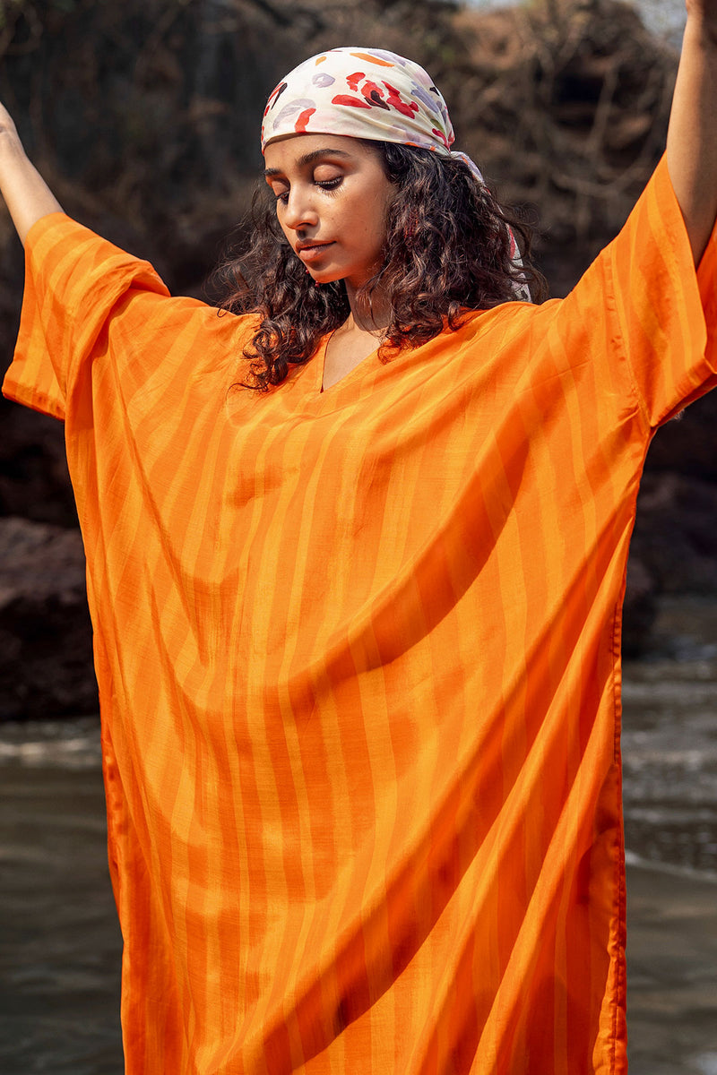 Angela Stripe Kaftan