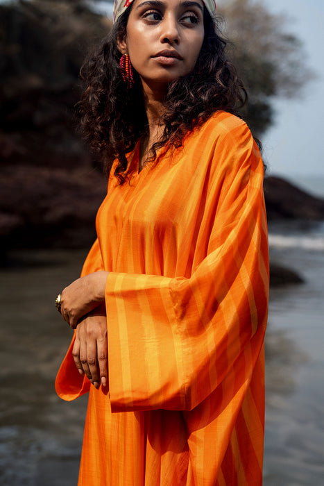 Angela Stripe Kaftan