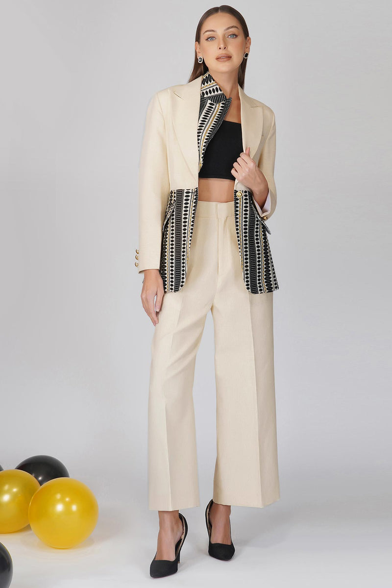 Vegan cream pants