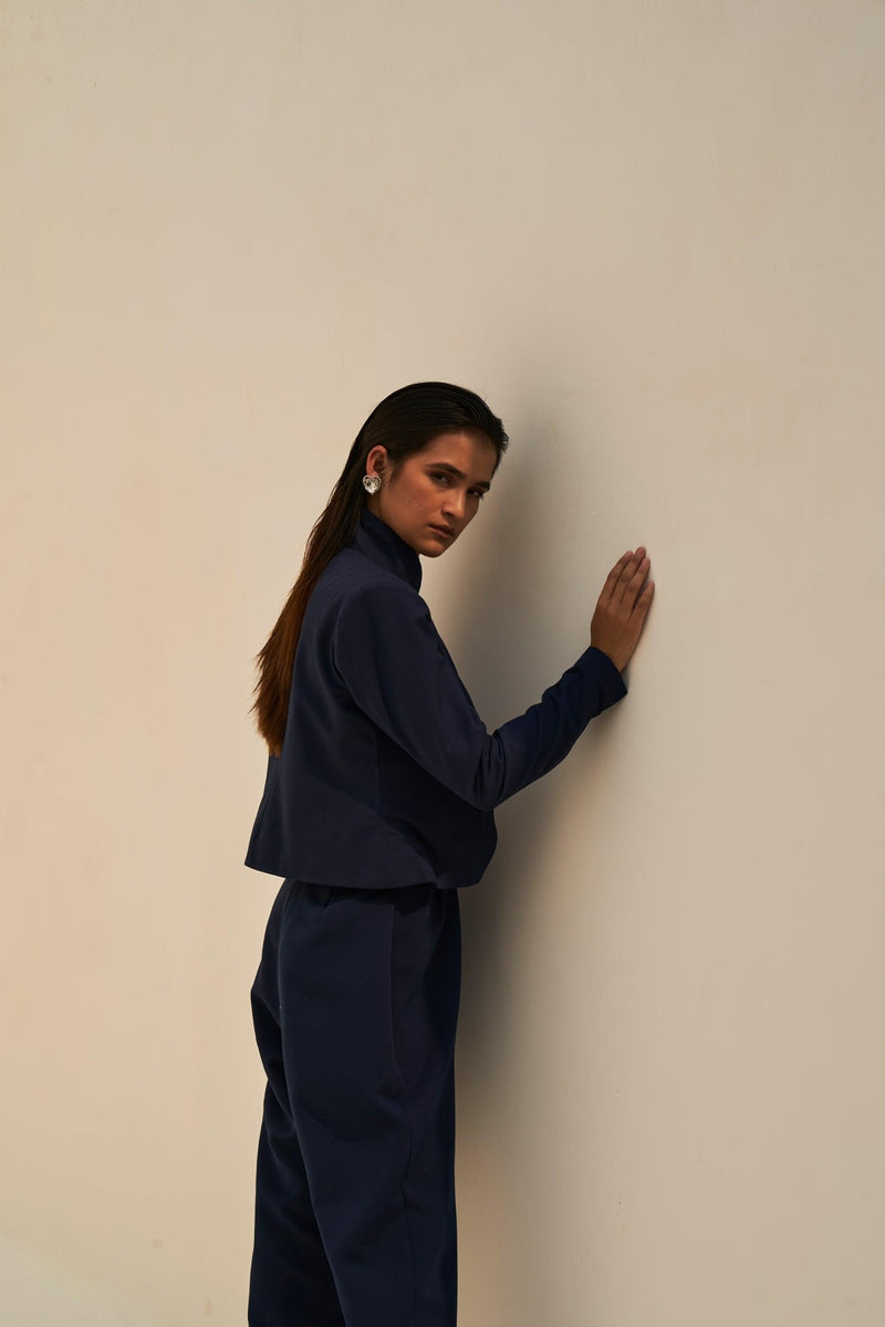Wei Ban Collar Jacket Blazer