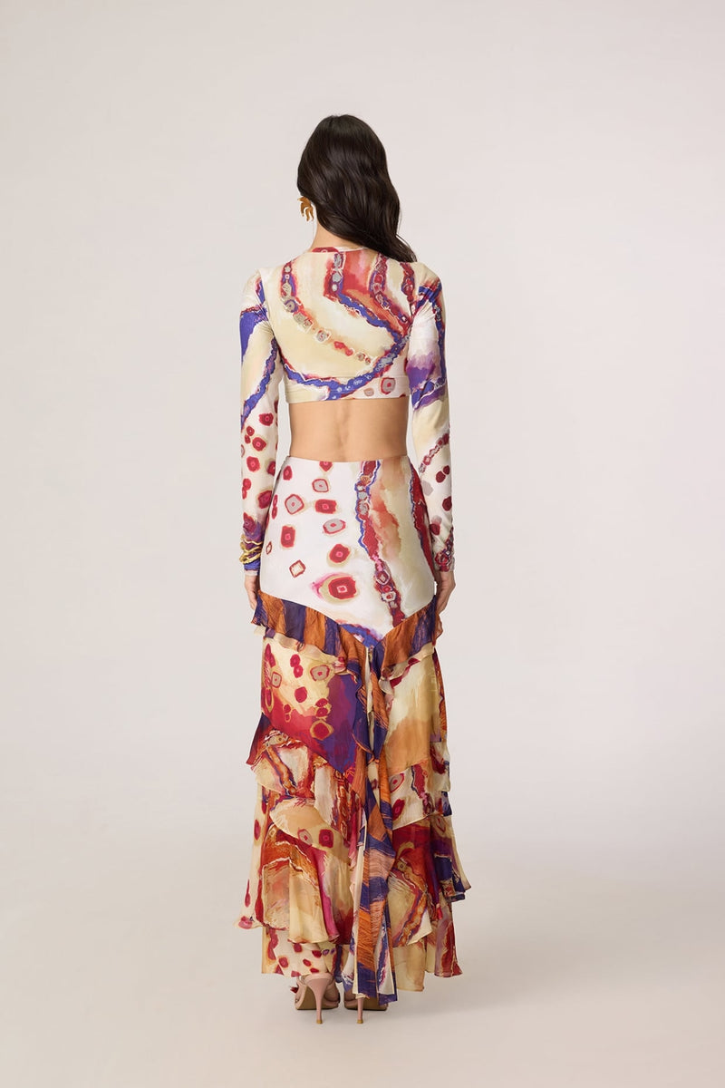 Zavi Blouse & Marieya Skirt